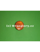 Přední oranžový blinkr Jeep Wrangler JK, pravý bez patice