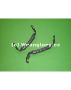 Přídavné madla Jeep Wrangler JK, černé