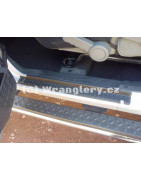 Plastové obložení prahu Jeep Wrangler JK