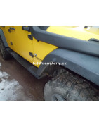 Plastové nášlapy Jeep Wrangler JK Unlimited