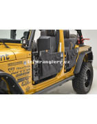 Trubkové dveře Jeep Wrangler JK Unlimited s brašnami