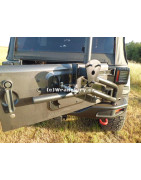 Držák rezervy typ AEV do pevnostních nárazníků Jeep Wrangler JK