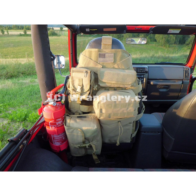 Potah sedačky Jeep Wrangler G.E.A.R. černý
