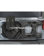 Heavy duty držák rezervy Jeep Wrangler JK styl Teraflex