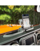 Polička palubky s držákem mobilu a kamery Jeep Wrangler JL, Rugged Ridge
