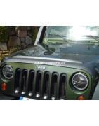 Deflektor kapoty Jeep Wrangler JK, sada