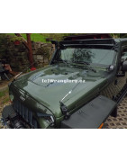 Ochranné lanka čelního okna Jeep Wrangler