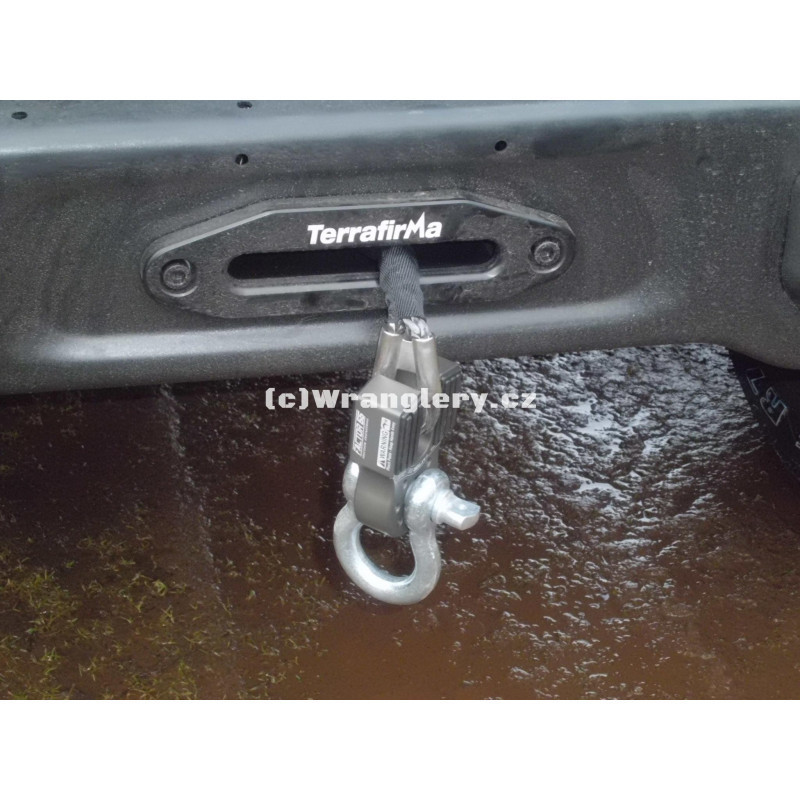 Flat link lana navijáku Jeep Wrangler Factor 55 modrý Flat link lana navijáku Jeep Wrangler Factor 55 modrý