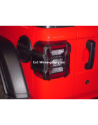 Ochranné mřížky zadních lamp Jeep Wrangler JL led