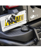 Zadní pevnostní nárazník Jeep Wrangler JK typ AEV bez ramena rezervy