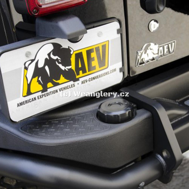 Zadní pevnostní nárazník Jeep Wrangler JK typ AEV bez ramena rezervy Zadní pevnostní nárazník Jeep Wrangler JK typ AEV bez ramena rezervy