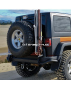 Zadní pevnostní nárazník Jeep Wrangler JK typ AEV bez ramena rezervy