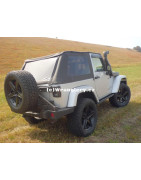 Kompletní plátěná střecha soft top Jeep Wrangler JK, Bestop