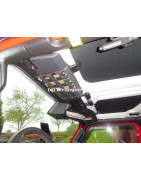 Organizér Molle na stínítko Jeep Wrangler JK a JL