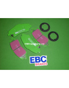 přední brzdové destičky Jeep Wrangler JK