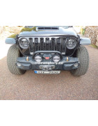 Přídavné kulaté LED lampy Rigid 360 Jeep Wrangler , 6 palců