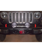 Přídavné kulaté LED lampy Rigid 360 Jeep Wrangler , 6 palců