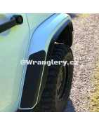 Rozšíření 2,5cm plastových lemů Jeep Wrangler JK