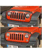 Tuningový gril Jeep Wrangler JK design  JL