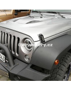 Sada držáků kapoty Jeep Wrangler JK Kentrol USA