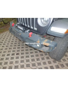 Poškozený přední pevnostní nárazník Jeep Wrangler JL  parkasist Mopar typ