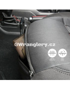 Potahy předních sedaček Jeep Wrangler JL nylon