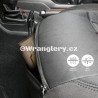 Potahy předních sedaček Jeep Wrangler JL nylon