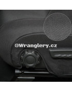 Potahy předních sedaček Jeep Wrangler JL nylon