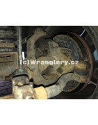 Přední brzdový kotouč Jeep Wrangler JK 33cm pokovený