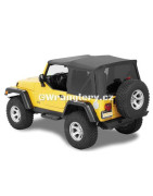 Kompletní plátěná střecha Soft Top Jeep Wrangler TJ Black Twill