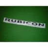 Nápis  Rubicon na kapotu Jeep Wrangler JK / TJ černý