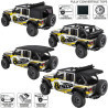 Kompletní plátěná střecha soft top  Jeep Wrangler Unlimited JL Bestop