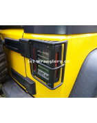 Ochranné mřížky zadních lamp Jeep Wrangler JK