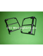 Ochranné mřížky zadních lamp Jeep Wrangler JK, euro
