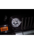 Přední čirá lampa Jeep Wrangler TJ, EU homologace