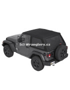 Elektricky sklápěná plátěná střecha E - top  Jeep Wrangler JL, Bestop