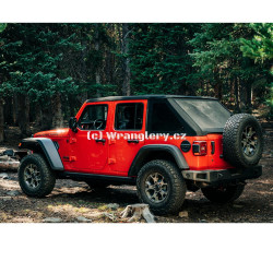 Elektricky sklápěná plátěná střecha E - top  Jeep Wrangler JL Unlimited, Bestop