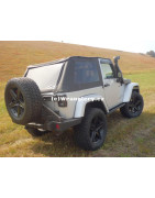 Elektricky sklápěná plátěná střecha E - top  Jeep Wrangler JK, Bestop