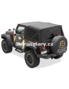 Elektricky sklápěná plátěná střecha E - top  Jeep Wrangler JK, Bestop