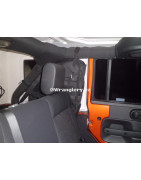 Velké brašny do rámu Jeep Wrangler JK Unlimited, sada