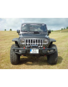 LED kouřové přední blinkry JW Speaker s E homologací Jeep Wrangler JK , sada