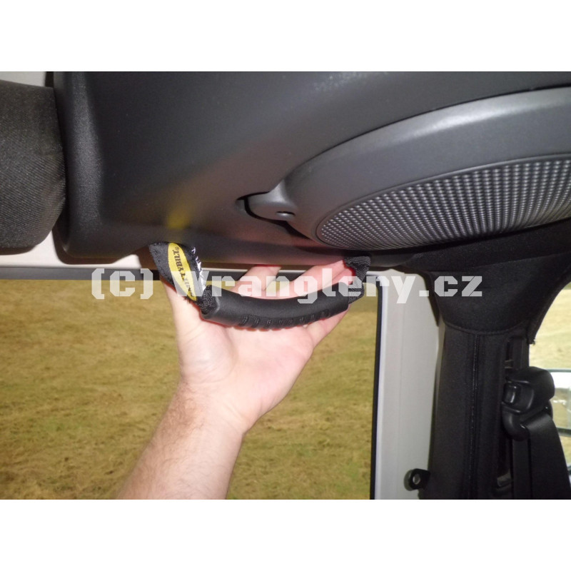 Přídavné madla Jeep Wrangler JK, černé