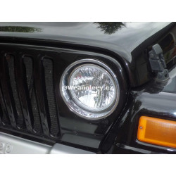 Přední čirá lampa Jeep Wrangler TJ, EU homologace