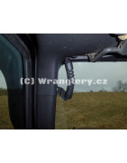 Přídavné madla Jeep Wrangler JK, černé