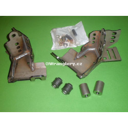 Heavy Duty kryty zadních tlumičů Falcon Piggyback 3.3  Jeep Wrangler JK
